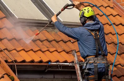 Démoussage et hydrofuge de toiture à Orbec